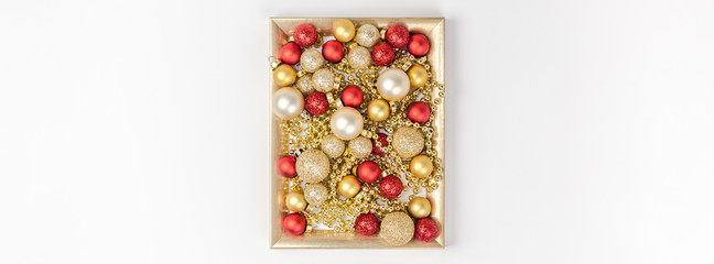 New Year or Christmas decoration background