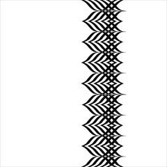 Linear Strokes Complex Fern Seamless Vertical Pattern