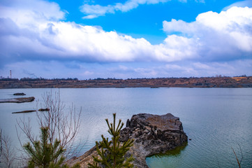 Abandoned quarry potash salt