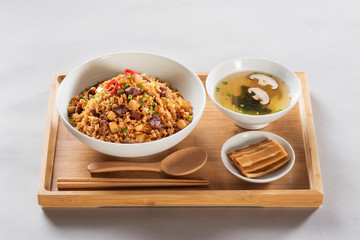 Japanese Fried rice meal