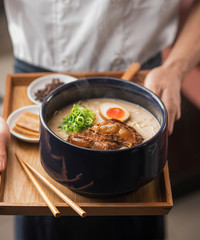 Japanese ramen meal