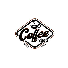 Vintage Coffee Shop Logos Vector