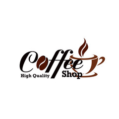 Vintage Coffee Shop Logos Vector