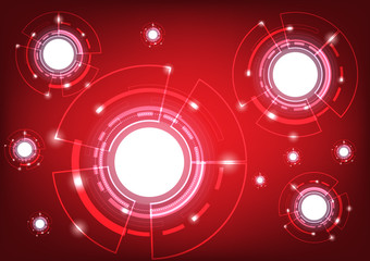 Abstract sphere shape of global network and technology concept for the future background