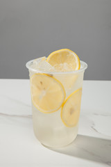 Cold lemonade fruit tea