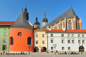 Poland, Cracow, Small Market Square, Maly Rynek.