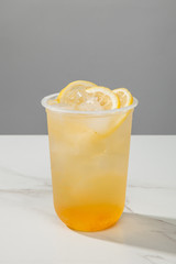 Lemon fruit sweet pomelos tea