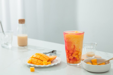 Mango mixed lactic acid bacteria drink