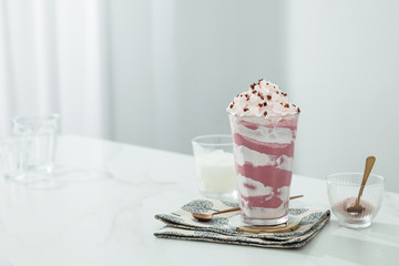 Mount Fuji snow top milk tea