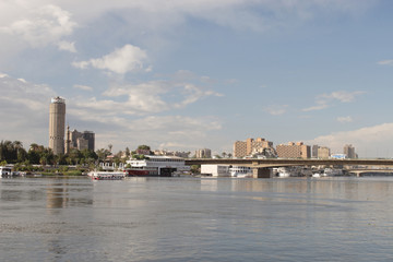 Naklejka premium View of the Nile