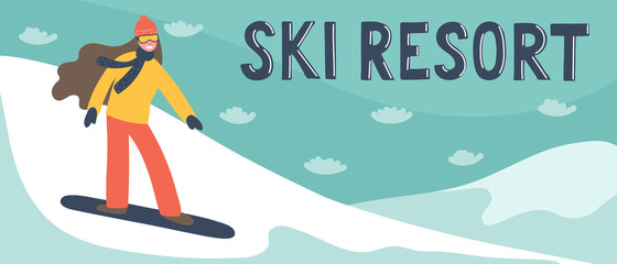 ski resort banner