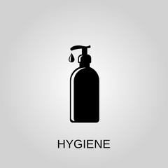 Hygiene icon. Hygiene symbol. Flat design. Stock - Vector illustration.