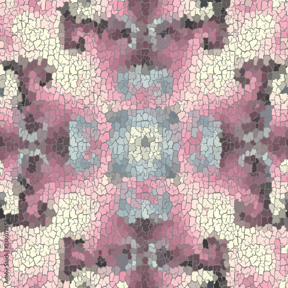 Poster seamless grunge abstract square pattern. paint grunge cracks.