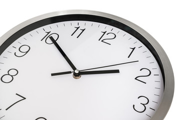 Obraz na płótnie Canvas Close-up view of clock - deadline and time concept