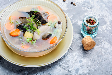 Dietary mushroom soup