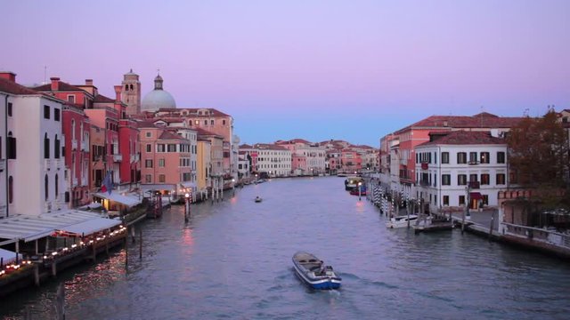 View of the Grand Canal, Venice, Italy