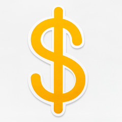 Dollar sign $ icon