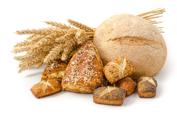 Dinkelbrot und Laugengebäck