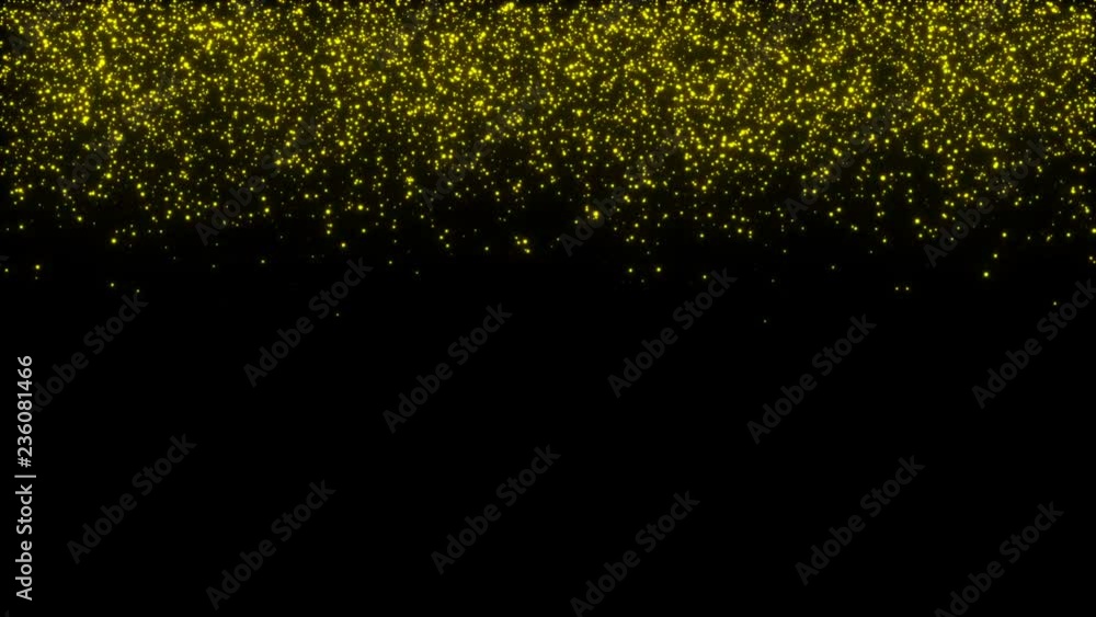 Poster golden hive.abstract background 3d render. chaotic particles with random size. twisted massive of pa