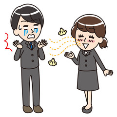 Smell of bad breath garlic