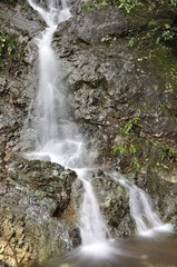 Fototapeta premium 大雨で現れた滝
