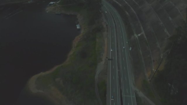 drone flight over tamoios road