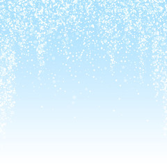 Magic stars Christmas background. Subtle flying sn