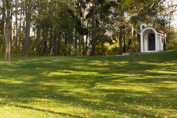 small church in the mountain