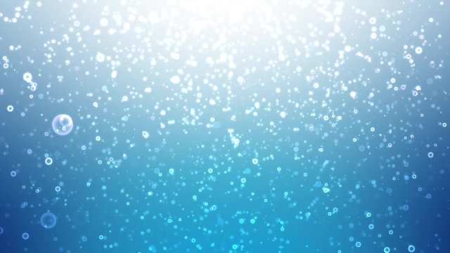 particles movement like underwater blue background HD 1920 x 1080