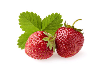 Strawberry Isolated on White Background