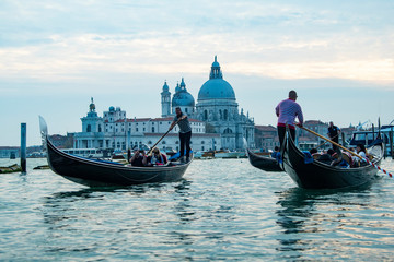 Fototapeta na wymiar Venice GOndolas