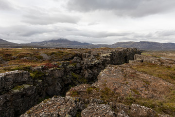 Thingvellir Nationalpark - die Kluft