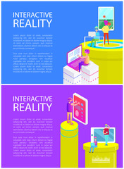 Interactive Virtual Reality Vector Illustration