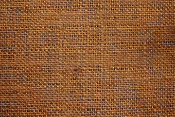 Old hemp sack texture background.