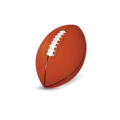 American football realistic. Vector illustration. © rb_octo