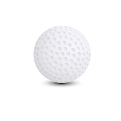 Golf ball. Vector Illustration.