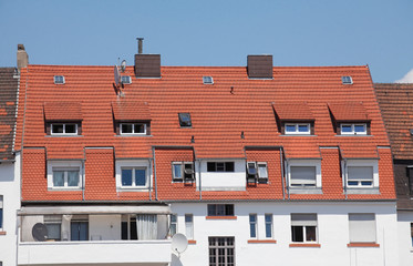 Moderne Wohnhäuser, Mehrfamilienhäuser, Wohngebäude