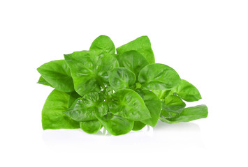 Watercress on white background