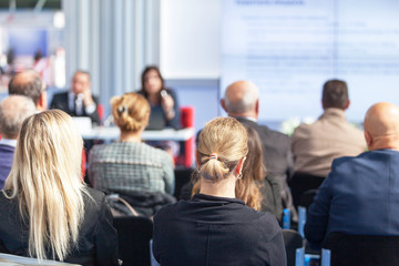 Fototapeta premium Business presentation or corporate conference