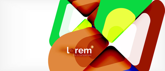 Geometric abstract background