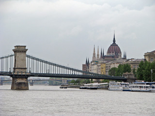 Fototapeta premium Hungarian parliament in Budapest