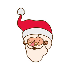 head santa claus avatar character