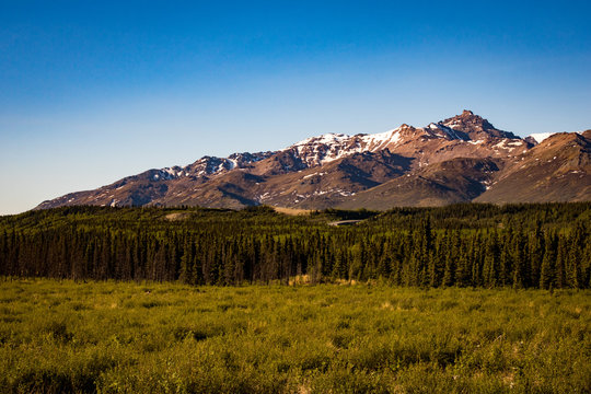 Alaska mountain range