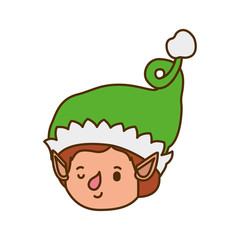 elf head with hat avatar character