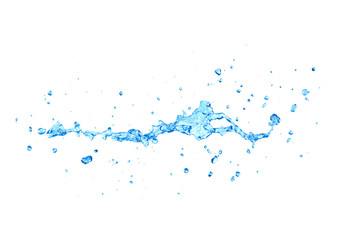 water splash isolated on white background