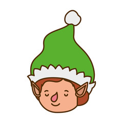 elf head with hat avatar character