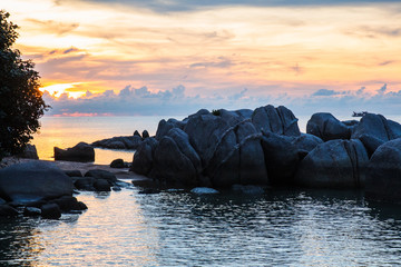 Koh Tao Felsen  - obrazy, fototapety, plakaty