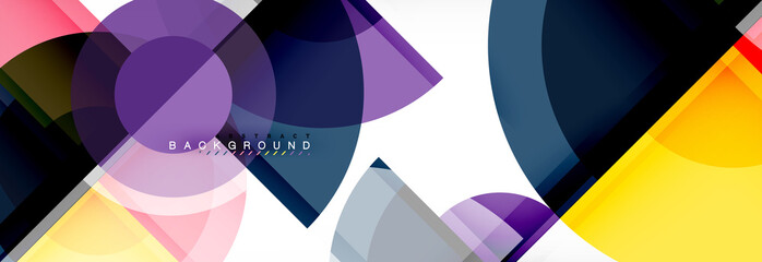 Obraz premium Circle abstract background