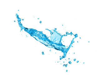 water Splash On white  Background