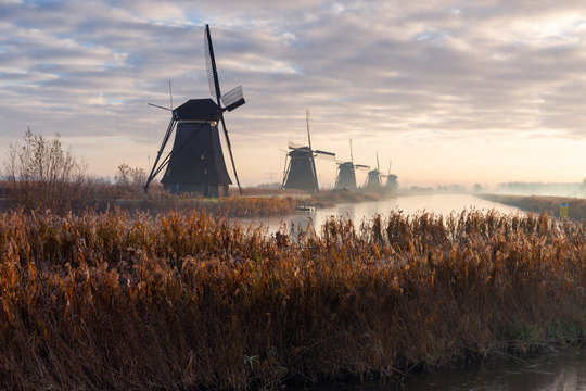 Netherlands, Holland, Rotterdam, Kinderdijk